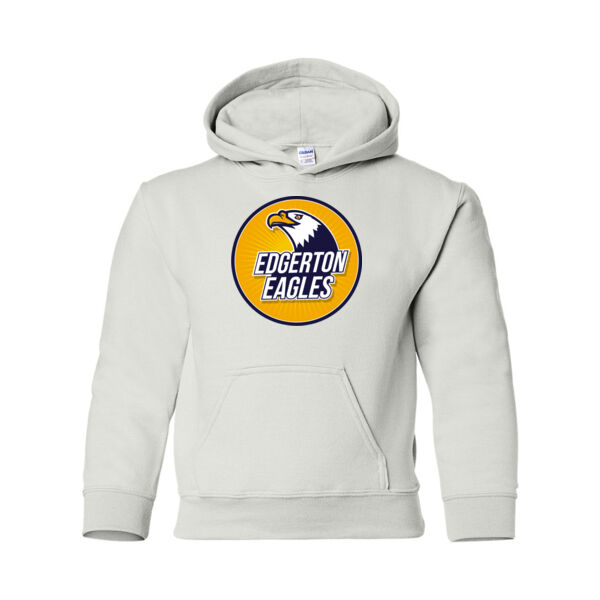 Gildan Heavy Blend Youth Hooded Sweatshirt - Printed Logo Thumbnail