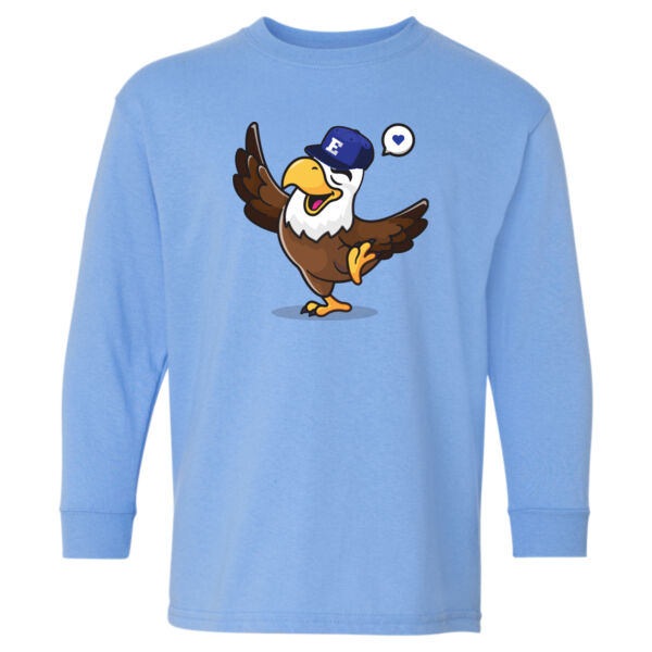 Gildan Heavy Cotton Youth Long Sleeve T-Shirt - Printed Logo Thumbnail