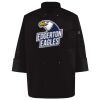 Ten Pearl Button Black Chef Coat Thumbnail